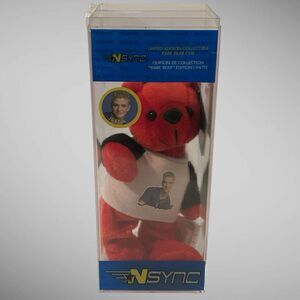 Vintage Justin Timberlake NSYNC  Limited Edition 7” Collectible Plush Bear Cub